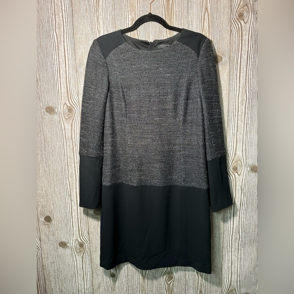 Rag & Bone Black & Gray Tweed Sheath Dress Sz 4